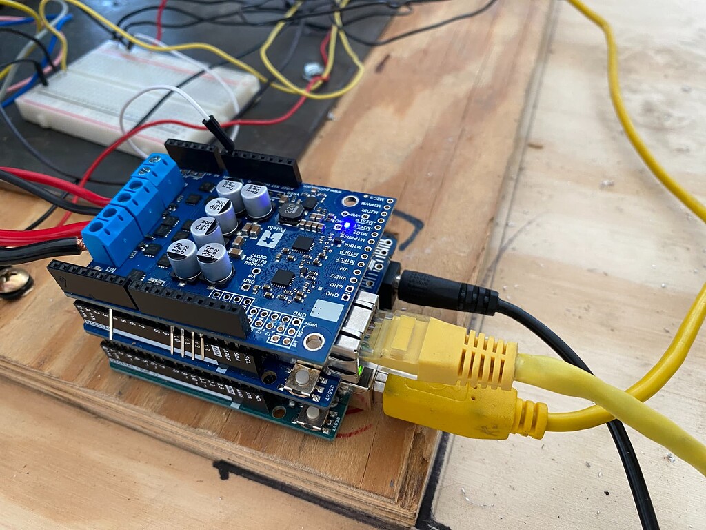 Dual G2 High Power Motor Driver 18v18 Shield + Arduino Shield