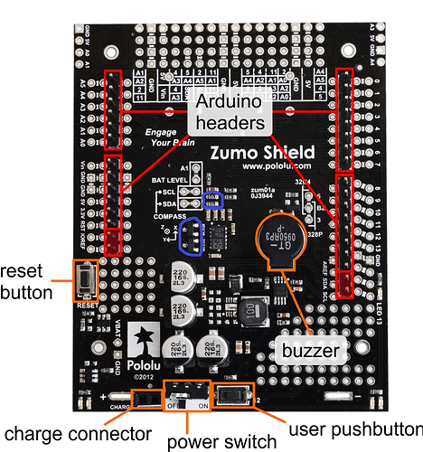 Zumo_LevelShifter_Components