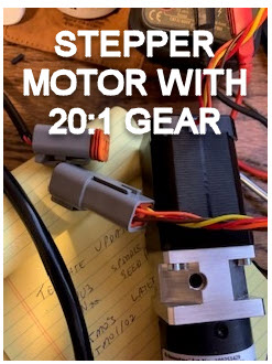 STEPPER MOTOR WITH 20-1 GEARBOX