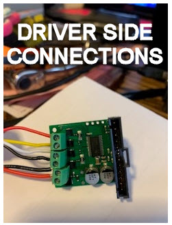 DRIVER SIDE CONNECTIONS